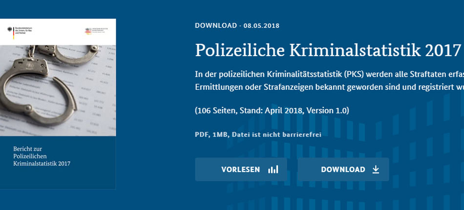 Kriminalstatistik 2017: Zahlen Zu Politisch Motivierter Kriminalität ...