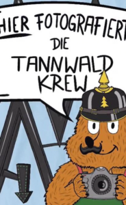 Der Tannwald Bär mit Pickelhaube (Quelle: Screenshot)